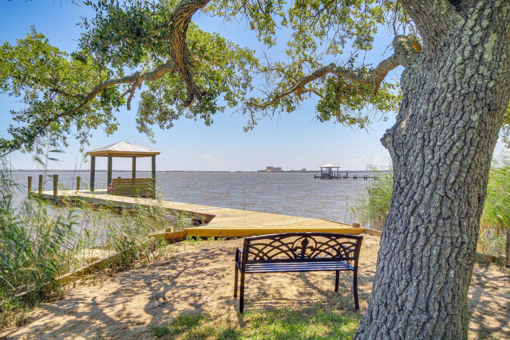 Historic Biloxi Bay Cottage With Beautiful View Ocean Springs Εξωτερικό φωτογραφία